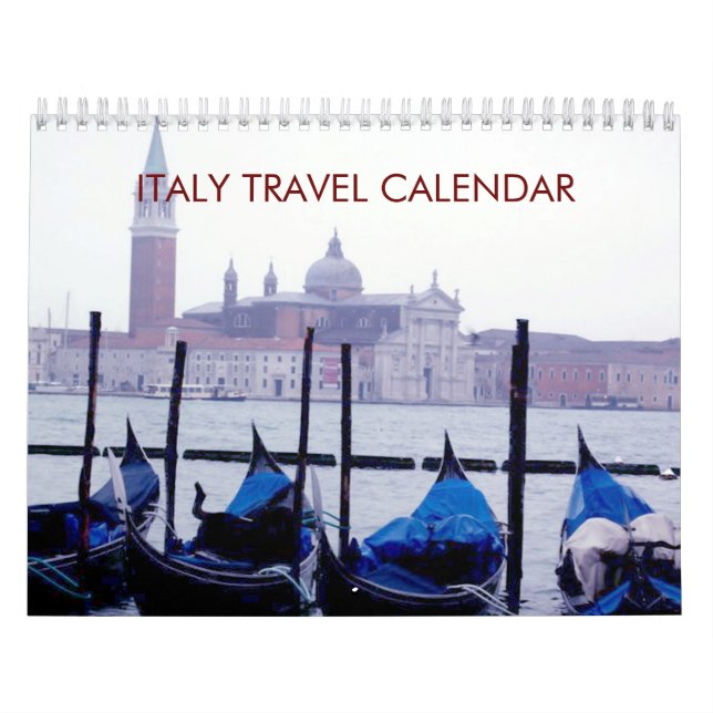 Italy Travel Calendar (Cover)
