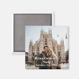 Italy Travel Custom Photo Souvenir Magnet