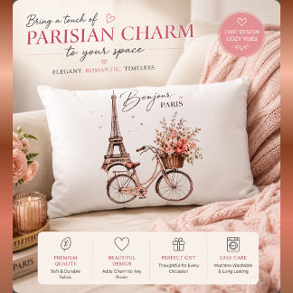 Italy Travel Landmarks Collage pillows | Paris