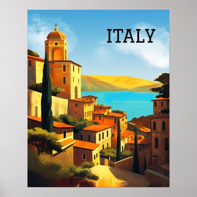 Italy Travel Poster (Front)