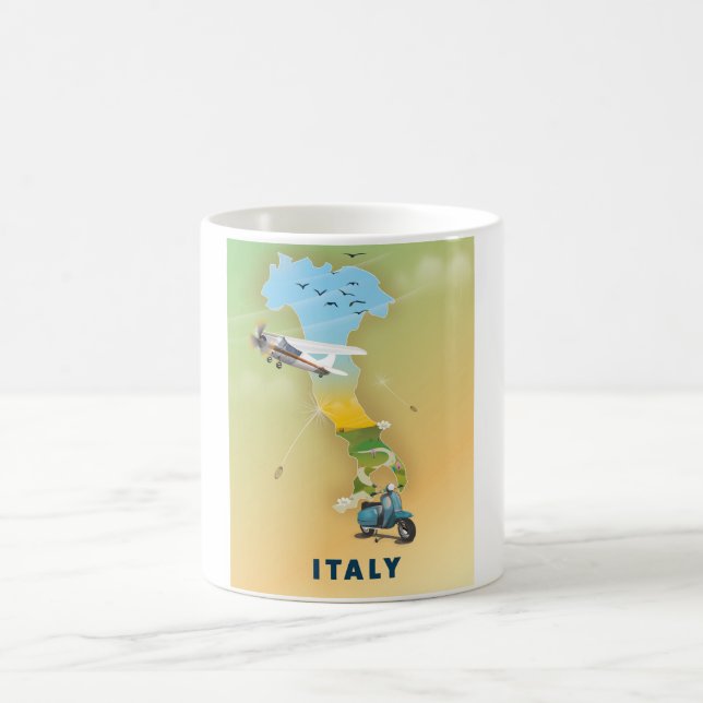 Italy Travel poster Coffee Mug (Center)