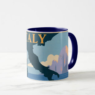 Italy Travel Poster Mug