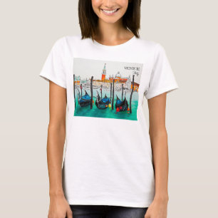 Italy Travel - VENICE watercolor souvenir T-Shirt
