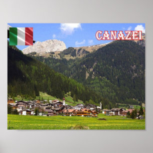 Italy - Trentino Alto Adige Südtirol - Canazei - Poster