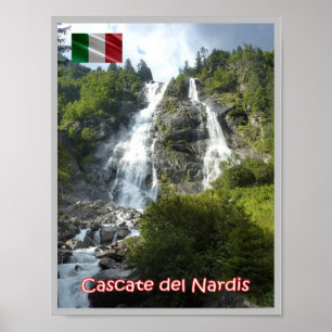 Italy - Trentino Alto Adige Südtirol - Waterfalls Poster