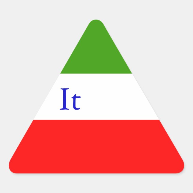 ITALY TRIANGLE STICKER (Front)