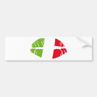 italy trikolore bumper sticker