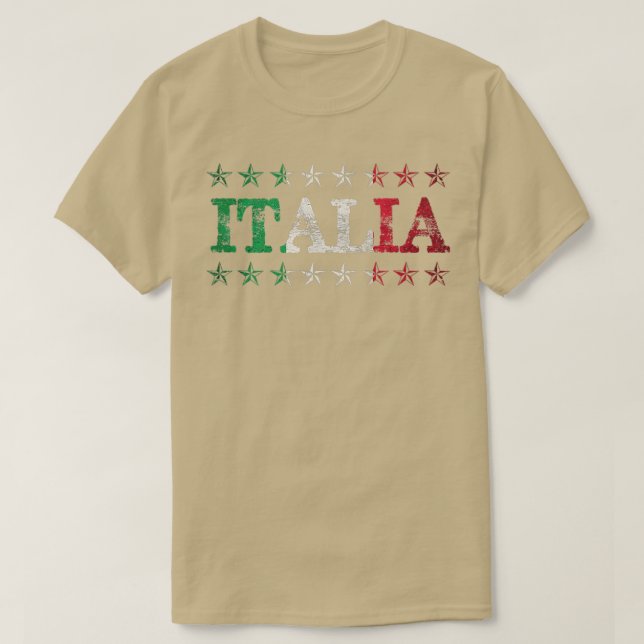 Italy Trip Italian Flag Italia Italiano Pride Ital T-Shirt (Design Front)