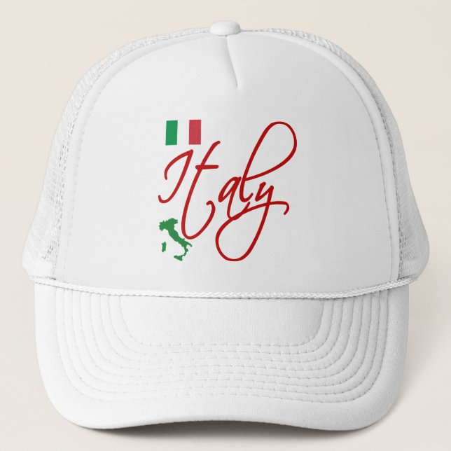 Italy Trucker Hat (Front)