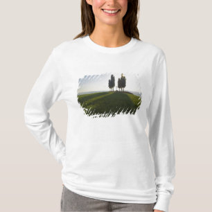 Italy, Tuscany, Cypress Trees in Tuscany with T-Shirt