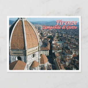 Italy - Tuscany - Florence - Giotto's Bel Tower - Postcard