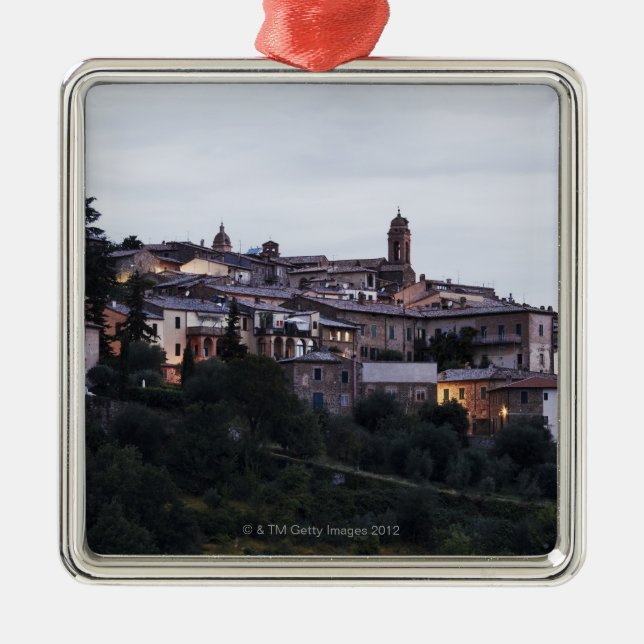 Italy,Tuscany,Montalcino Metal Tree Decoration (Front)