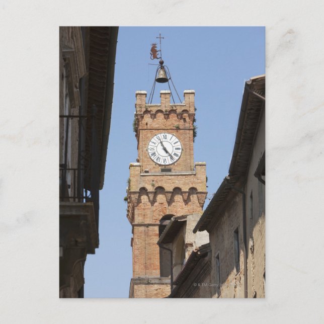 Italy. Tuscany. Pienza. 2 Postcard (Front)