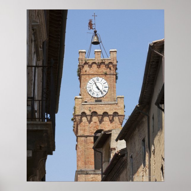 Italy. Tuscany. Pienza. 2 Poster (Front)
