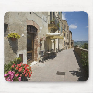 Italy, Tuscany, Pienza. Outer walkway around Mouse Pad
