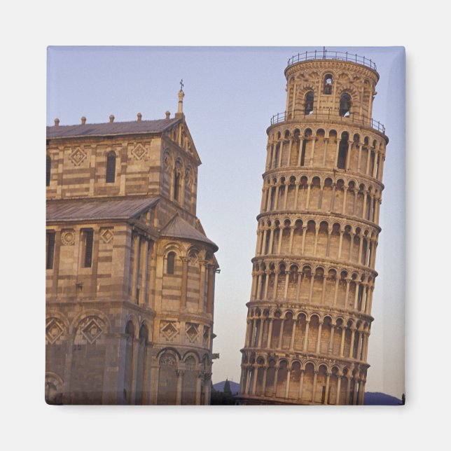 Italy, Tuscany, Pisa Leaning Tower of Pisa and Magnet (Front)