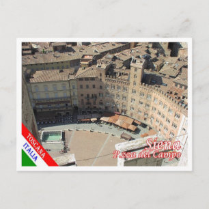 Italy - Tuscany - Siena - Piazza del Campo - Postcard