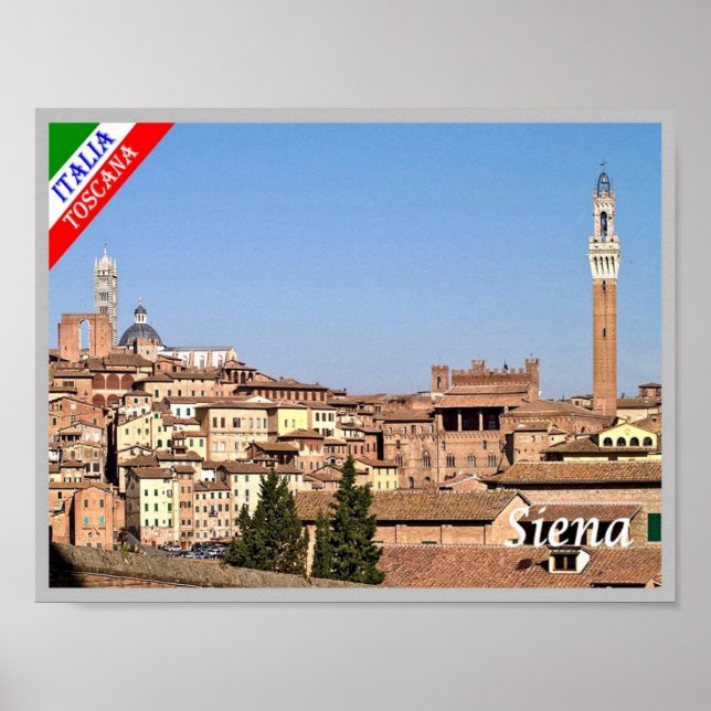 Italy - Tuscany - Siena - Poster (Front)