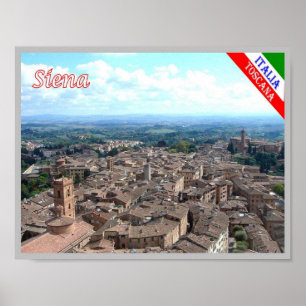 Italy - Tuscany - Siena - Poster