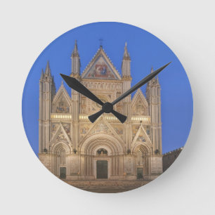 Italy, Umbria, Orvieto, Orvieto Cathedral Round Clock