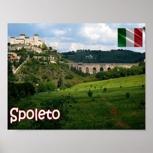 Italy - Umbria - Spoleto - Poster (Front)