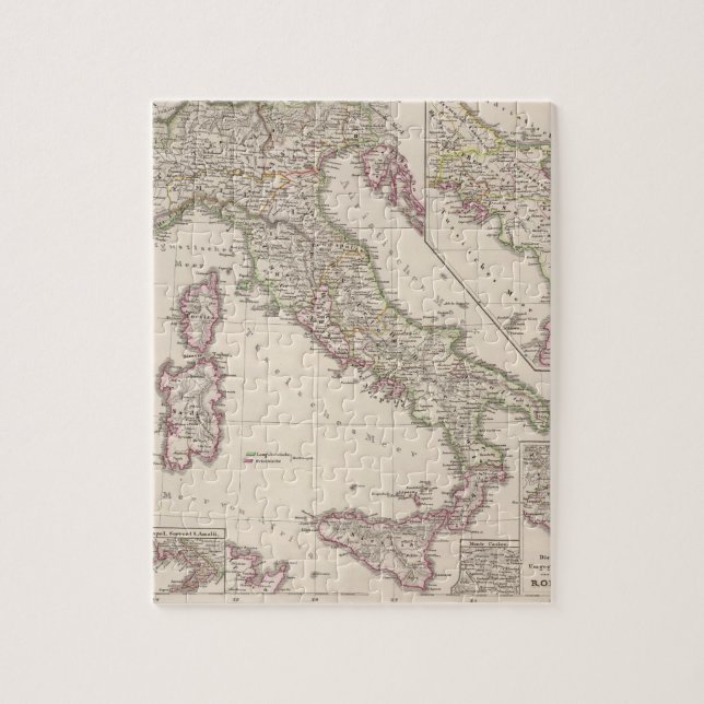 Italy under the Lombards Jigsaw Puzzle (Vertical)