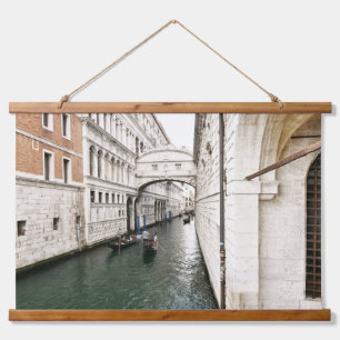 Italy Venetian Seascape with Gondola Tapestry