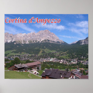 Italy - Veneto - Cortina D Ampezzo - Poster