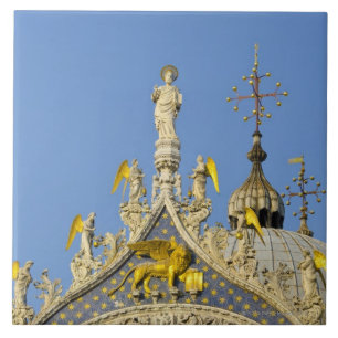 Italy, Veneto, Venice, St. Mark's Basilica Tile