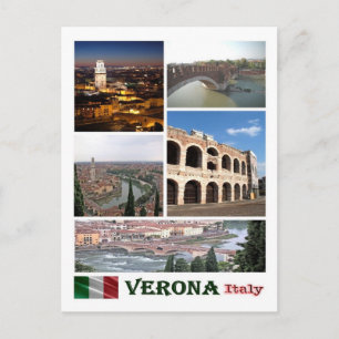 Italy - Veneto - Verona - Mosaic - Postcard