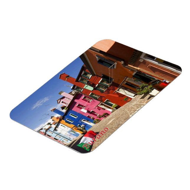 Italy - Venice - Burano - Magnet (Left Side)