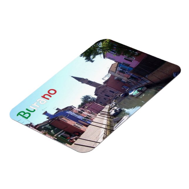 Italy - Venice - Burano - Magnet (Left Side)