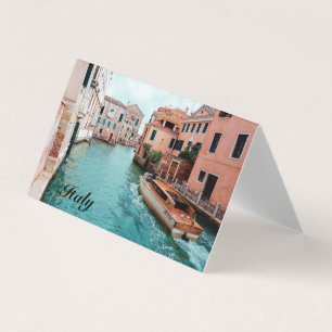 Italy Venice Business Card Magnet