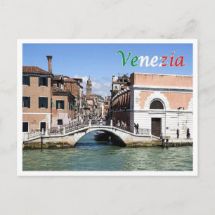 Italy - Venice - Ca'Balà Bridge - Postcard