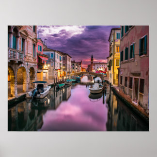 Italy Venice canal Poster