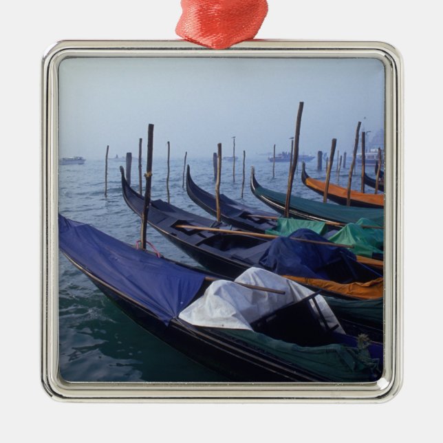 Italy, Venice. Gondolas. Metal Tree Decoration (Front)