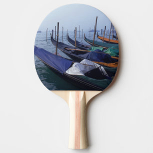 Italy, Venice. Gondolas. Ping Pong Paddle