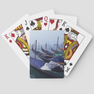 Italy, Venice. Gondolas. Playing Cards