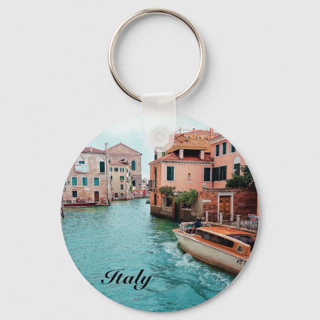 Italy Venice  Key Ring (Front)