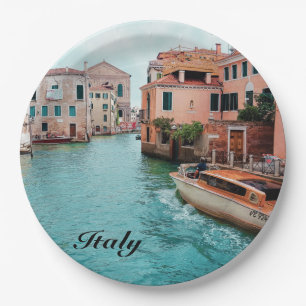 Italy Venice Paper Plate