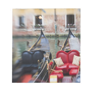 Italy, Venice, Selective Focus of Gondola in the 2 Notepad
