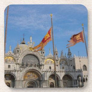 Italy, Venice, St. Mark's Basilica in St. Mark's Coaster