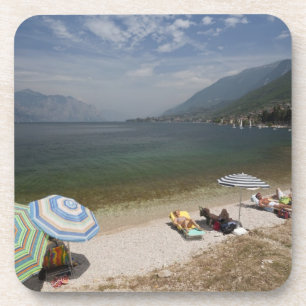 Italy, Verona Province, Brenzone. Lake Garda Coaster
