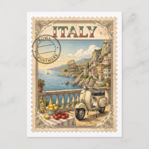 Italy Vintage Travel Postcard