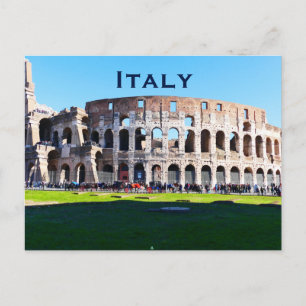 Italy Vintage Travel Tourism Add Postcard