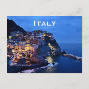 Italy Vintage Travel Tourism Add Postcard