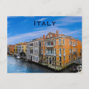 Italy Vintage Travel Tourism Add Postcard
