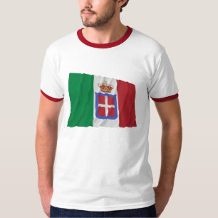 Italy Waving Flag (1861-1946) T-Shirt