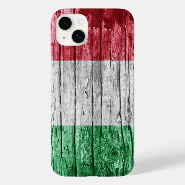 Italy wood  flag Case-Mate iPhone case (Back)