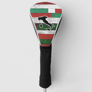Italy Wooden Boards Golf Head Cover